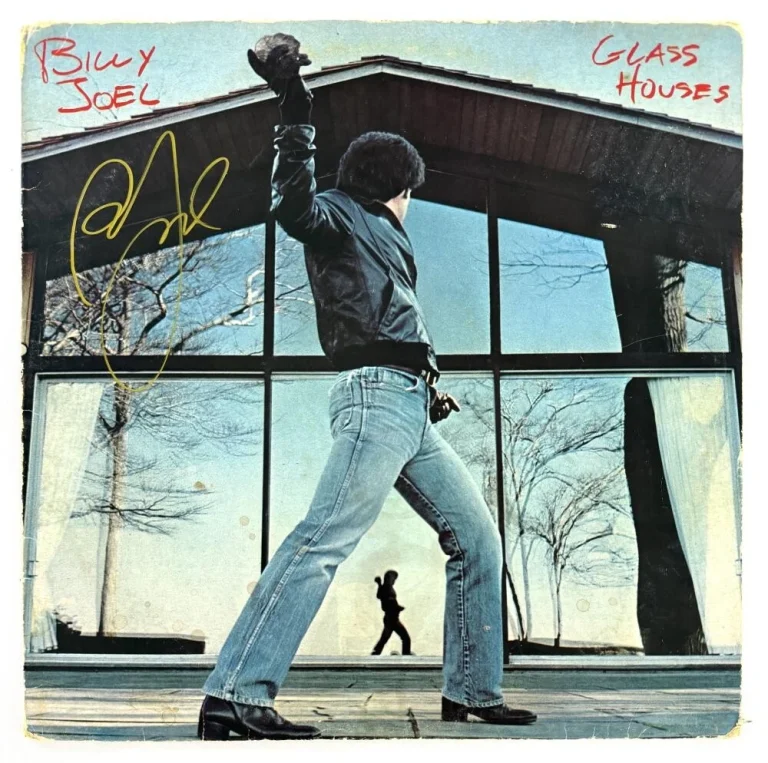 Billy Joel Signed Autograph Glass Houses Album Vinyl Record LP w/ JSA COA