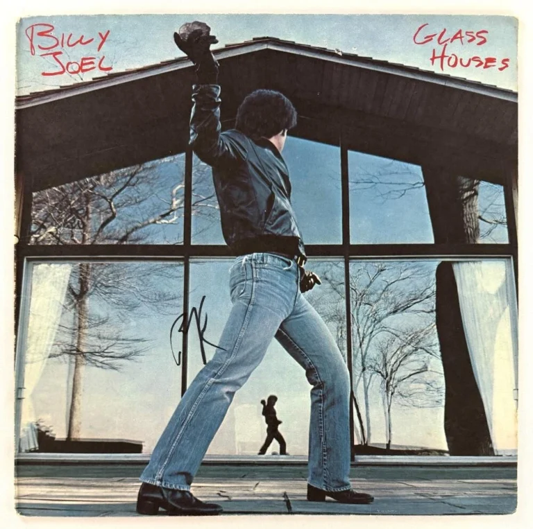 Billy Joel Signed Autograph Glass Houses Album Vinyl Record LP - JSA COA