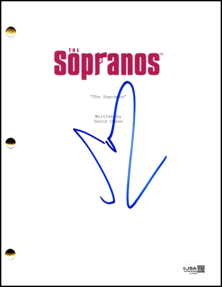 Steven Van Zandt Signed Autograph The Sopranos Full Script Screenplay w/ JSA COA