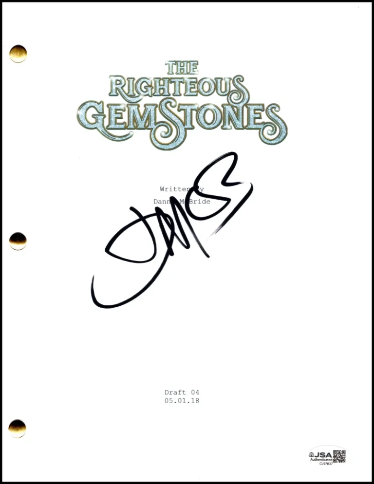 Danny McBride Signed Autograph The Righteous Gemstones Script Screenplay JSA COA