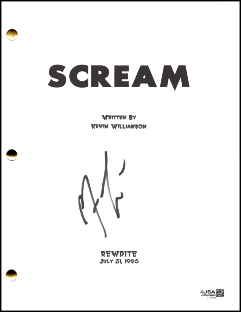Matthew Lillard Signed Autograph Scream Full Movie Script Screenplay w/ JSA COA