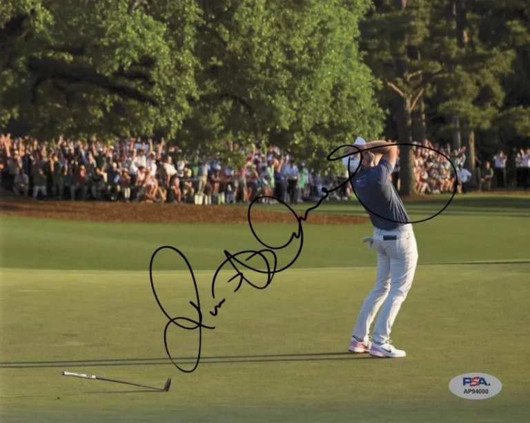 Rory McIlroy Signed Autograph 8x10 Photo - 2025 Augusta Masters Champion PSA COA