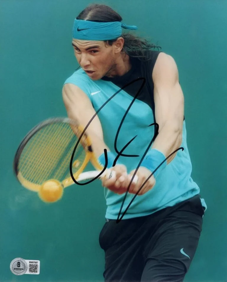 Rafael Nadal Signed Autograph 8x10 Photo - French Open Clay King w/ Beckett COA