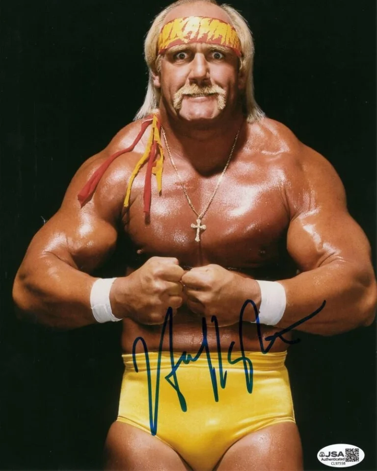 Hulk Hogan Signed Autograph 8x10 Photo - Hulkamania WrestleMania WWF Champ JSA