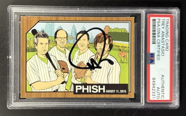 Trey Anastasio Phish Signed Autograph PSA/DNA COA Slab The Mann Trading Card B