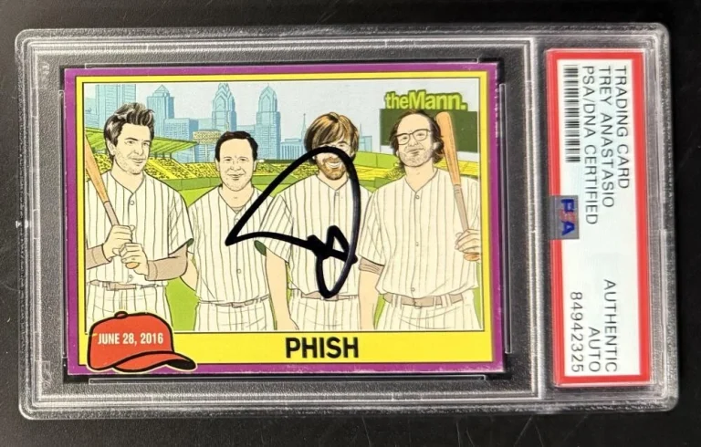 Trey Anastasio Phish Signed Autograph PSA/DNA COA Slab 2016 Mann Trading Card B