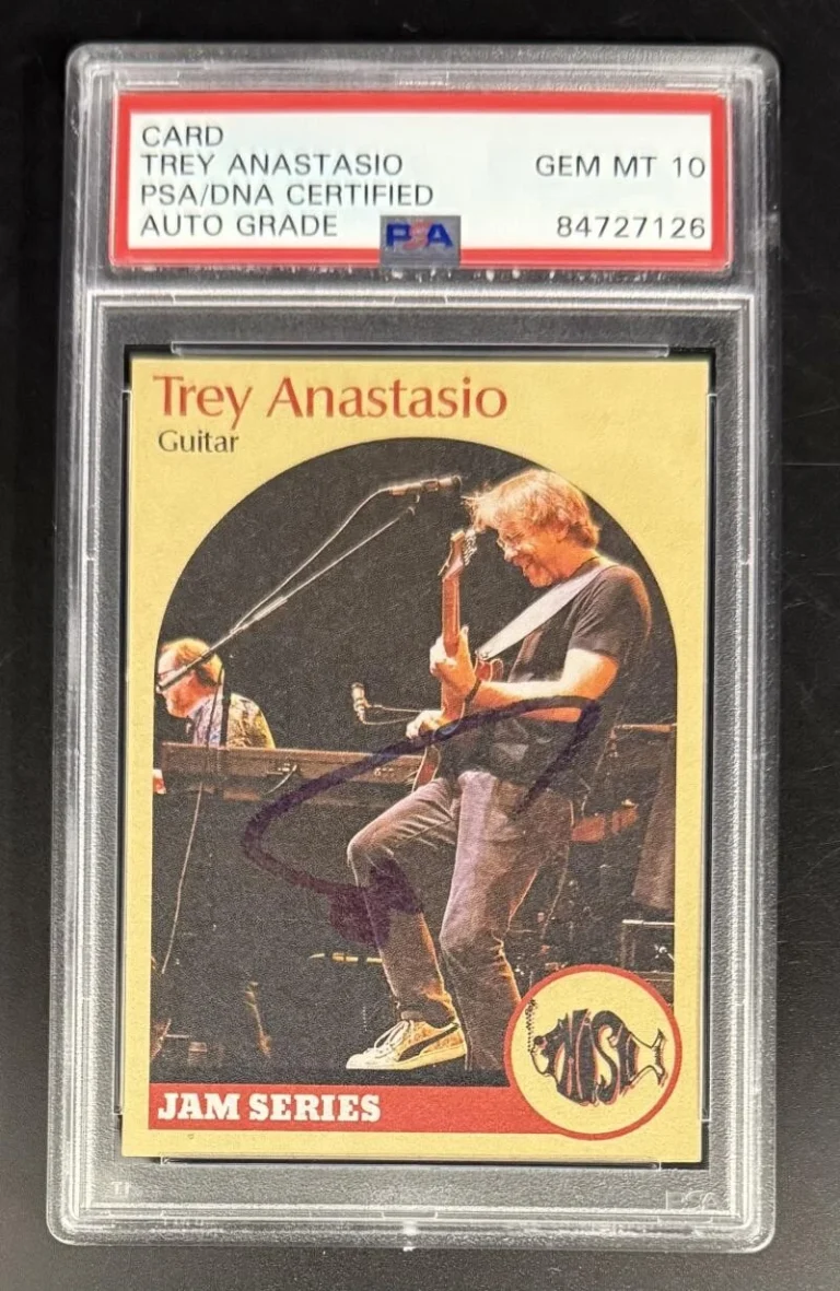 Trey Anastasio Phish Signed Autograph PSA/DNA COA Slab Jam Series MINT 10 Card C