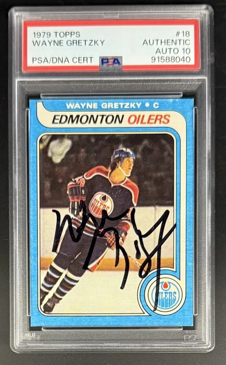 Wayne Gretzky Signed Autograph PSA/DNA 1979 Topps Rookie Card GEM MINT 10 AUTO