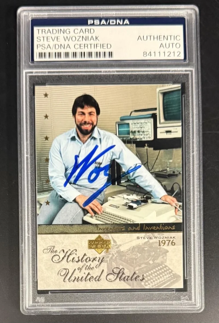 Steve Wozniak Signed Autograph PSA/DNA COA Slab Rare History Apple Trading Card