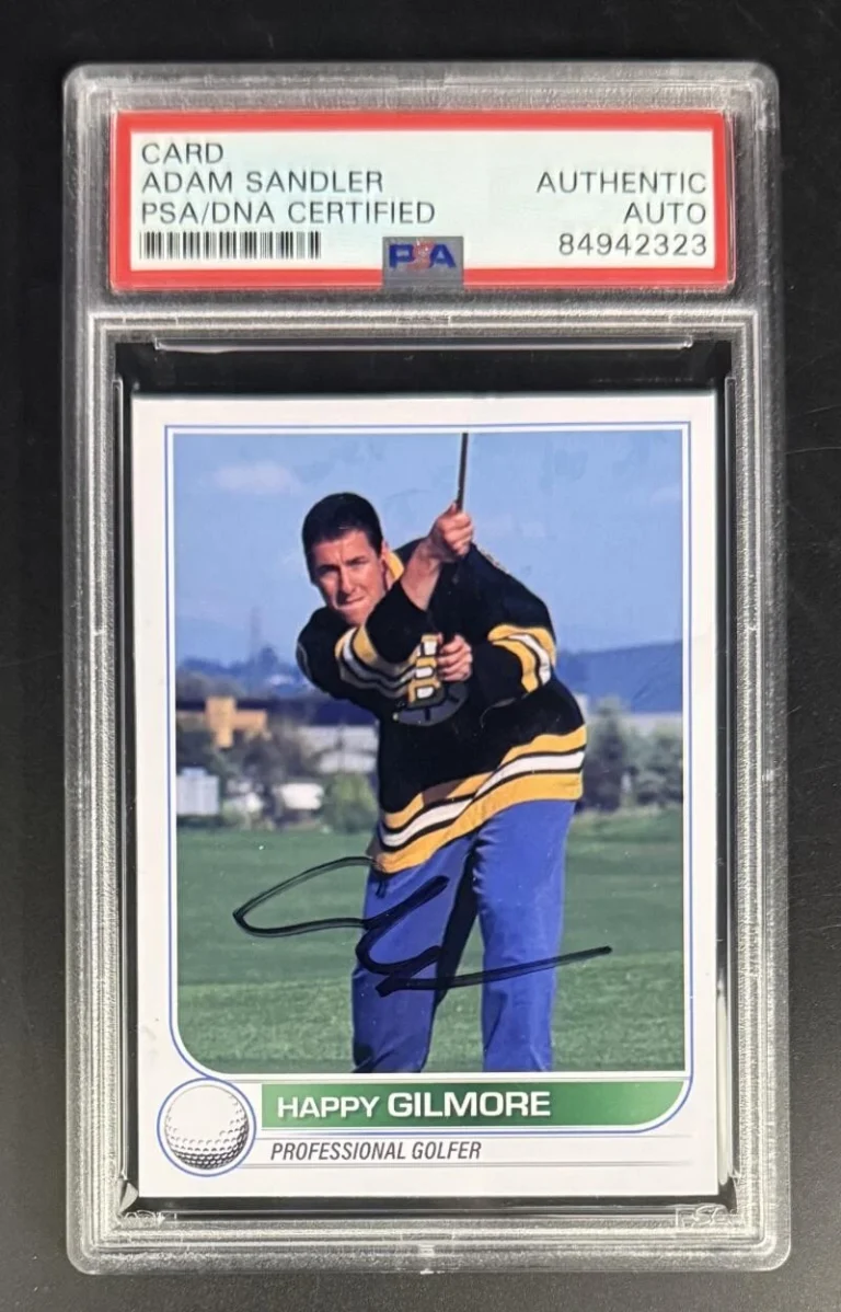 Adam Sandler Signed Autograph PSA/DNA COA Slab Happy Gilmore Golf Trading Card