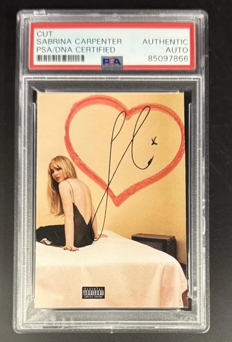 Sabrina Carpenter Signed Autograph PSA/DNA COA Slabbed Hot Signature Album Cut B