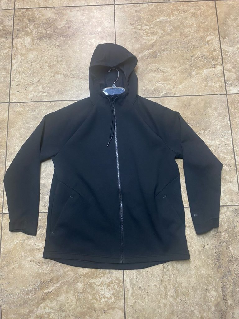 Rawlings L/C 42–44 Fusion Knit Zip Front Men’s Jacket Black