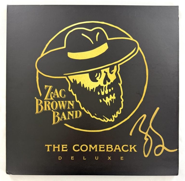Zac Brown Signed Autograph The Comeback Deluxe Album Vinyl Record - Band JSA COA