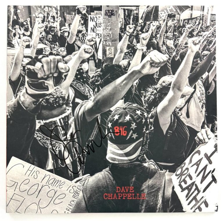 Dave Chappelle Signed Autograph 8:46 Comedy Album Vinyl Record LP w/ JSA COA
