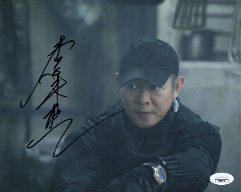 Jet Li Signed Autograph 8x10 Photo - The Expendables Star Yin Yang w/ JSA COA