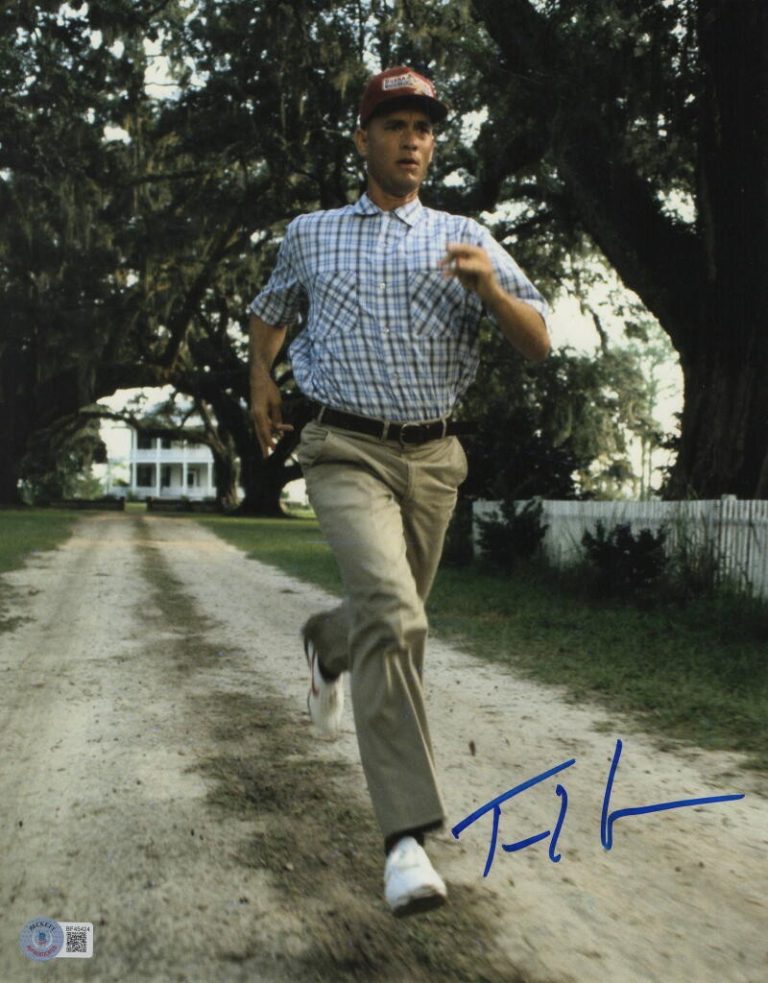 Tom Hanks Signed Autograph 11x14 Photo - Iconic Forrest Gump Icon w/ Beckett COA