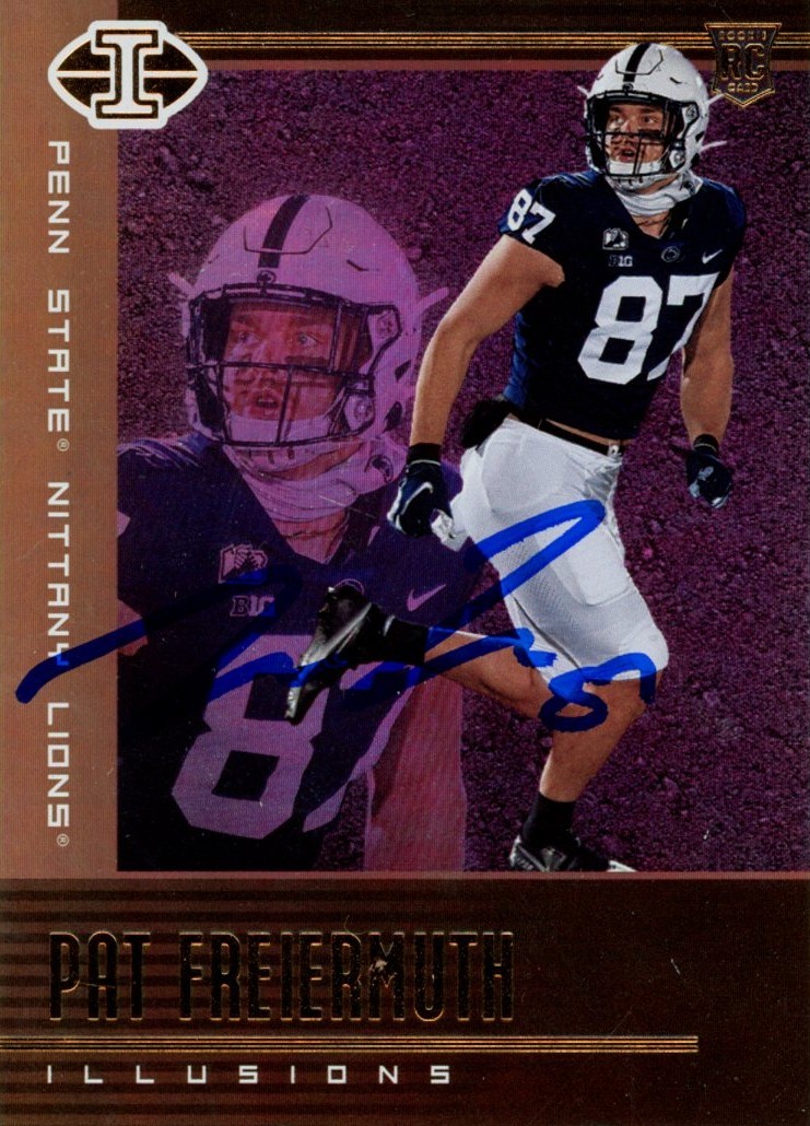 Pat Freiermuth Autographed 2021 silver Chronicles Illusions #122 Beckett 56970