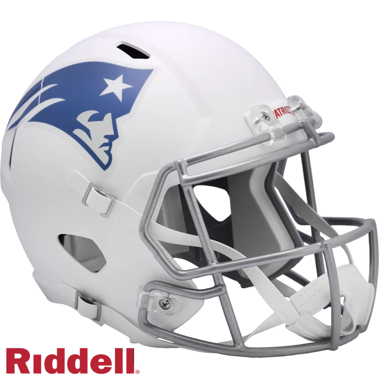 New England Patriots Full Size Replica Rivalries Helmet Riddell New In Box 57025