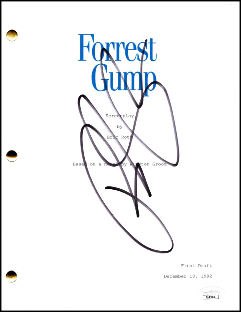 Robin Wright Signed Autograph Forrest Gump Script Screenplay - Jenny w/ JSA COA