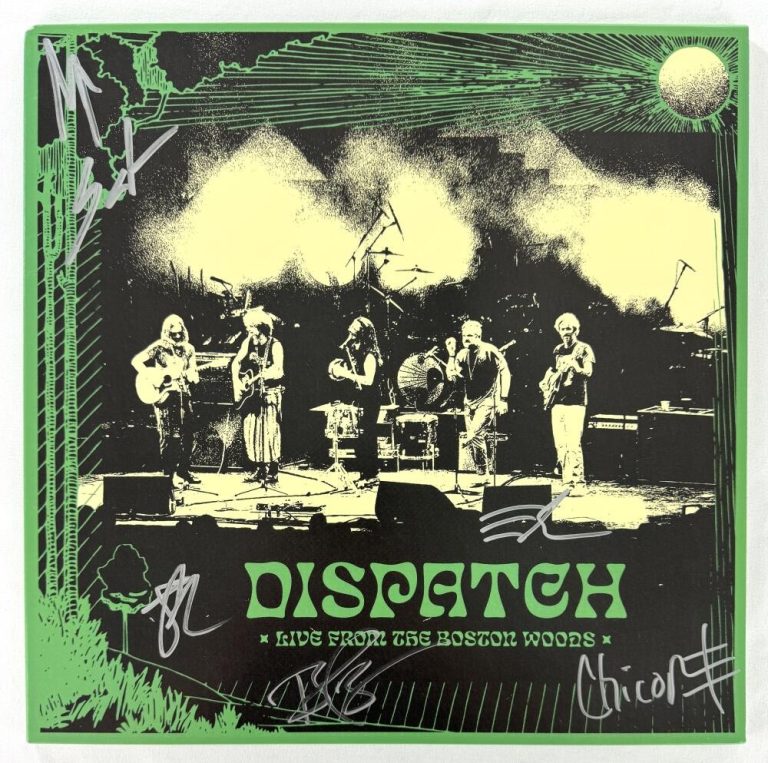 Dispatch Band Signed Autograph Album Vinyl Record LP - Brad Corrigan +4  JSA COA