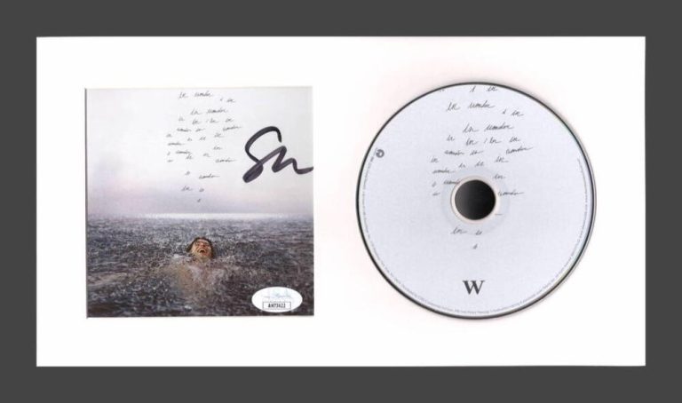 Shawn Mendes Signed Autograph Wonder Framed CD Display - Ready to Hang! JSA COA
