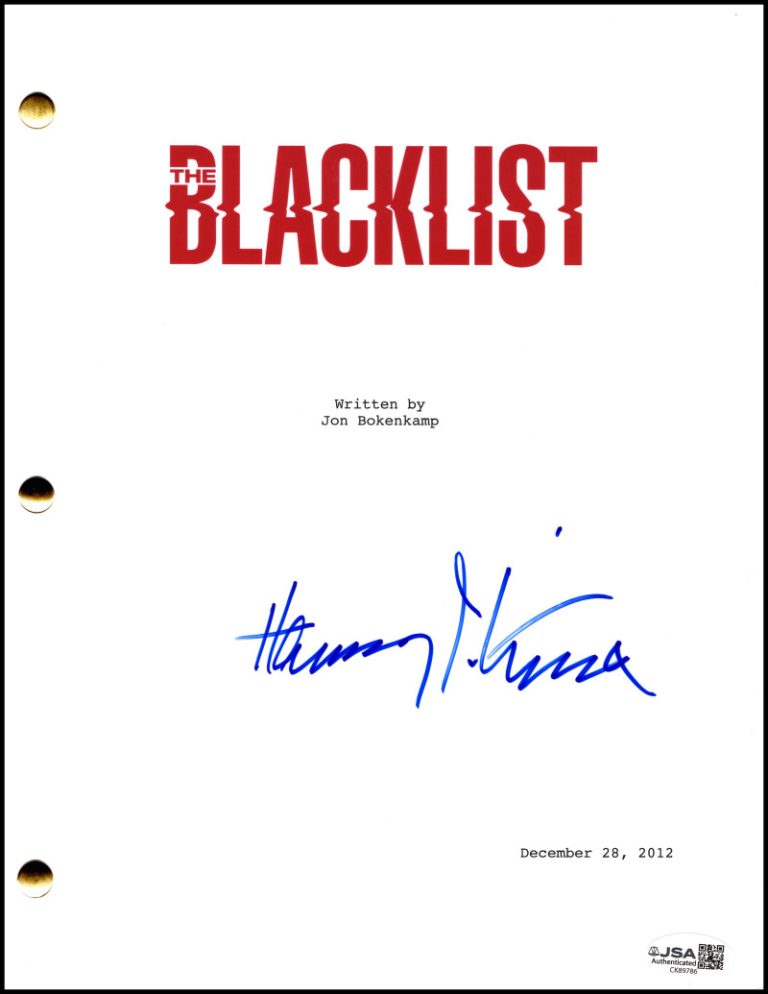 Harry Lennix Signed Autograph The Blacklist Full Script Screenplay w/ JSA COA