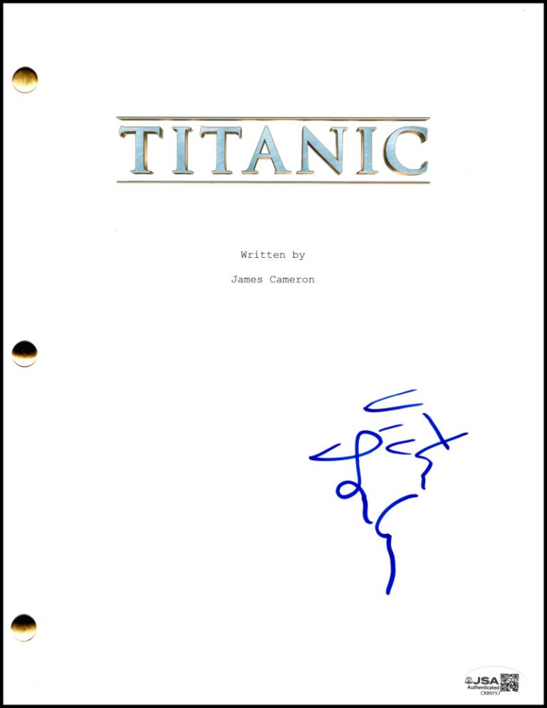 Victor Garber Signed Autograph Titanic Full Movie Script Screenplay w/ JSA COA