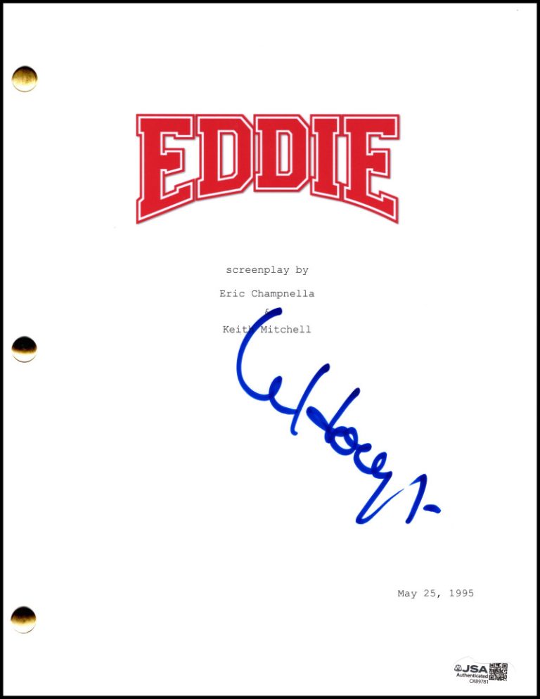 Whoopi Goldberg Signed Autograph Eddie Script - New York Knicks Coach w/ JSA COA