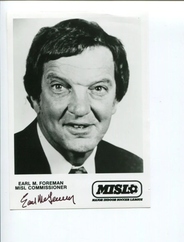 Earl Foreman Philadelphia Eagles Baltimore Bullets Owner Signed Autograph Photo
