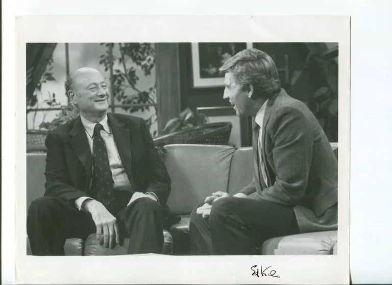 Edward Ed Koch New York NY Mayor Signed Autograph Photo With Gary Collins