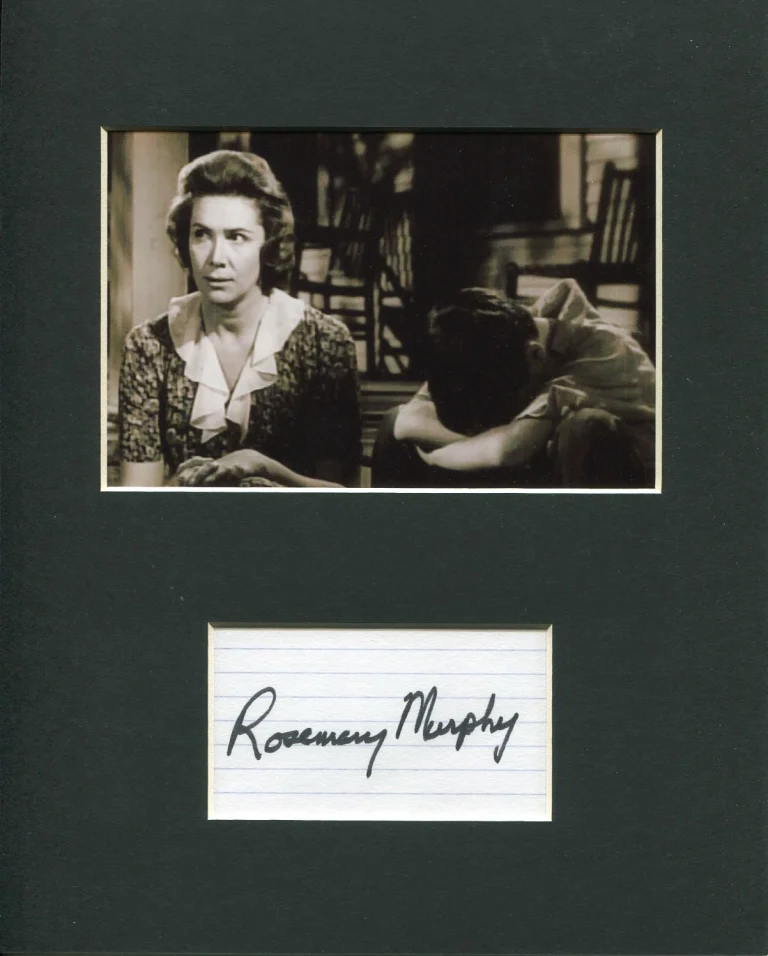 Rosemary Murphy To Kill a Mockingbird Signed Autograph Photo Display