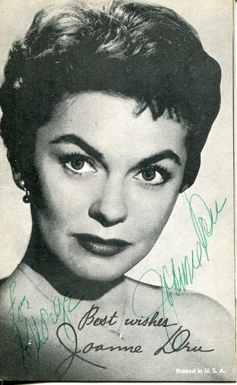 Joanne Dru Red River All the King's Men Guestward Ho! Signed Autograph Photo