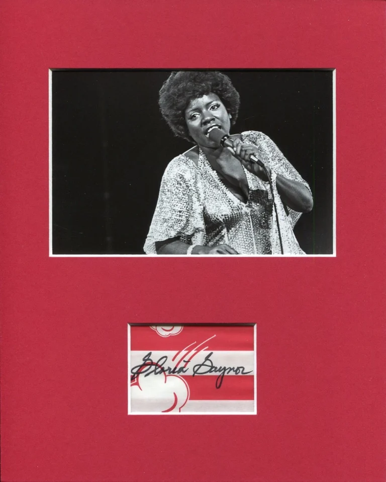 Gloria Gaynor I Will Survive Disco Singer Sexy Signed Autograph Photo Display
