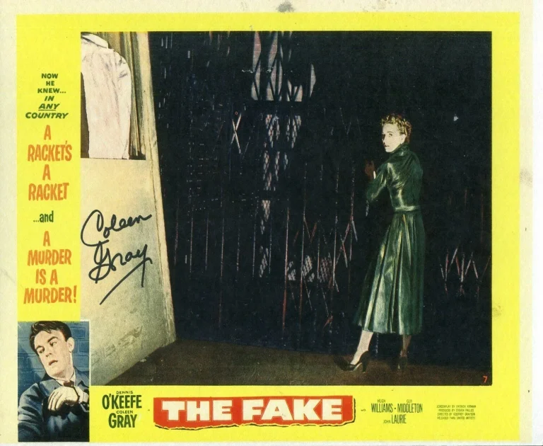 Coleen Gray The Fake Signed Autograph Photo
