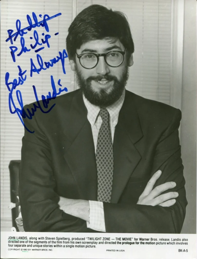 John Landis Blues Brothers An American Werewolf In London Signed Autograph Photo