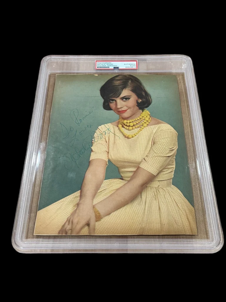 Natalie Wood West Side Story Rebel Without Signed Autograph Photo PSA DNA Slab