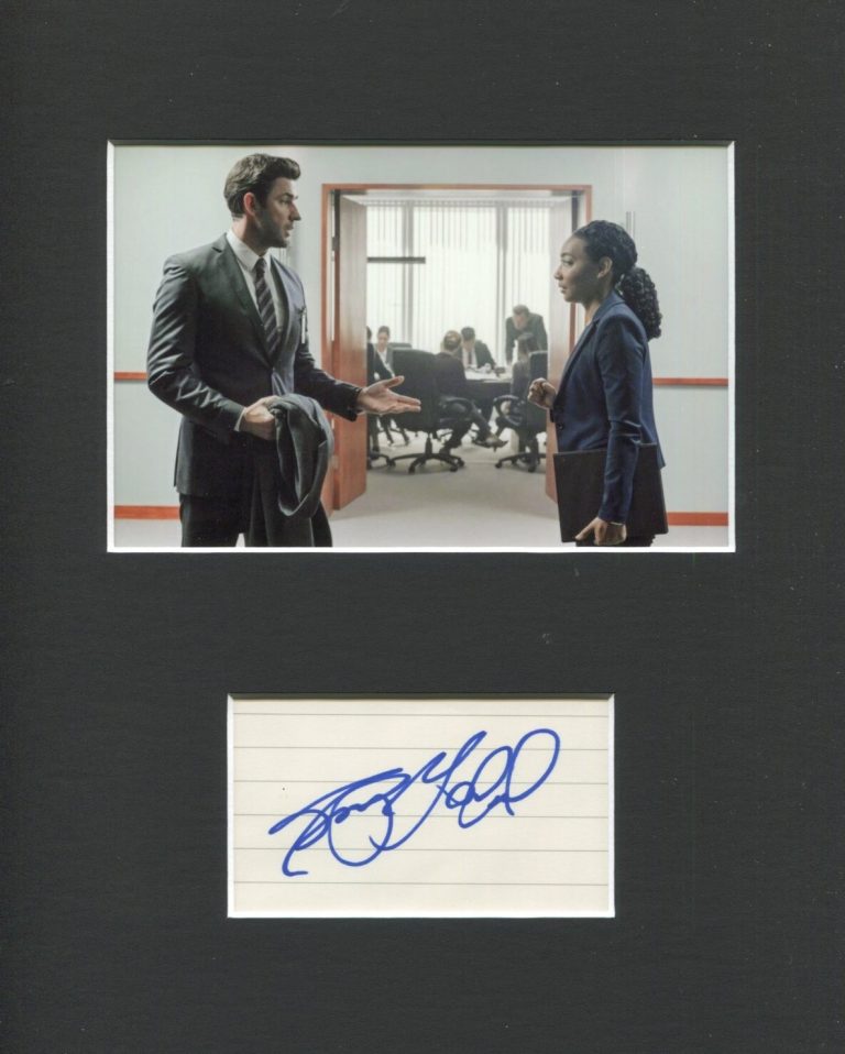 Betty Gabriel Tom Clancy's Jack Ryan The Purge Signed Autograph Photo Display