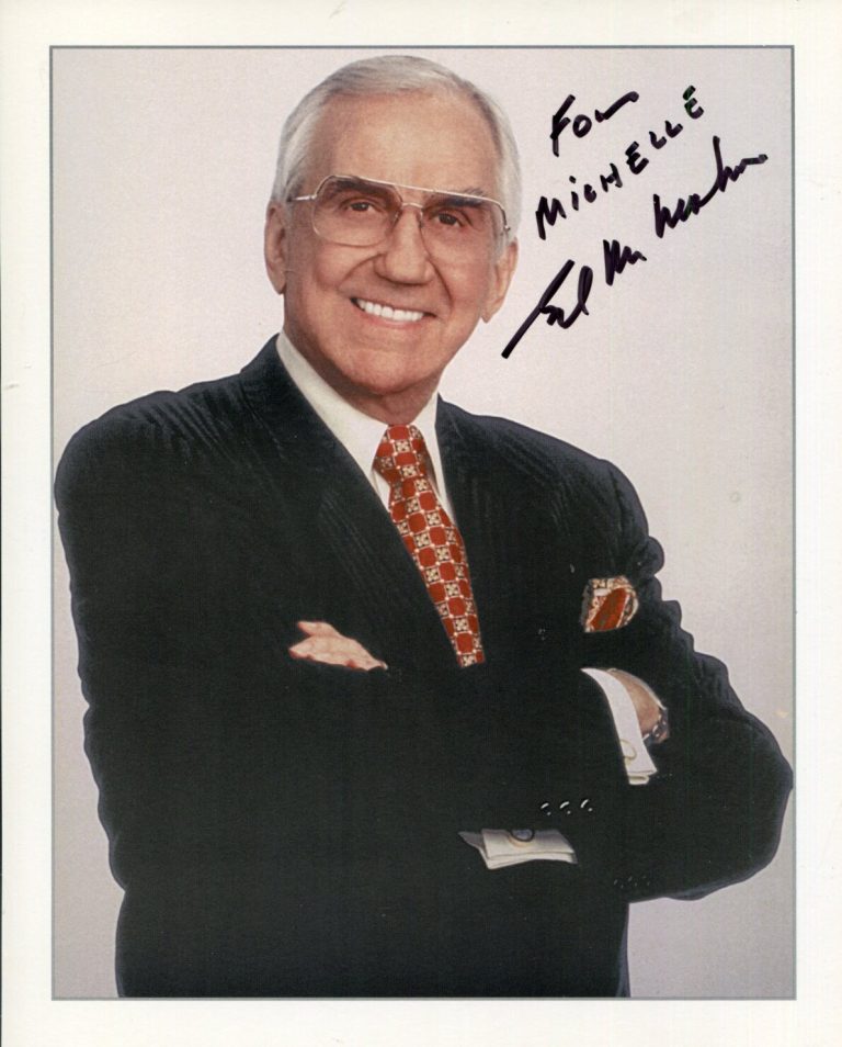 Ed McMahon The Tonight Show Star Search TV's Bloopers Signed Autograph Photo