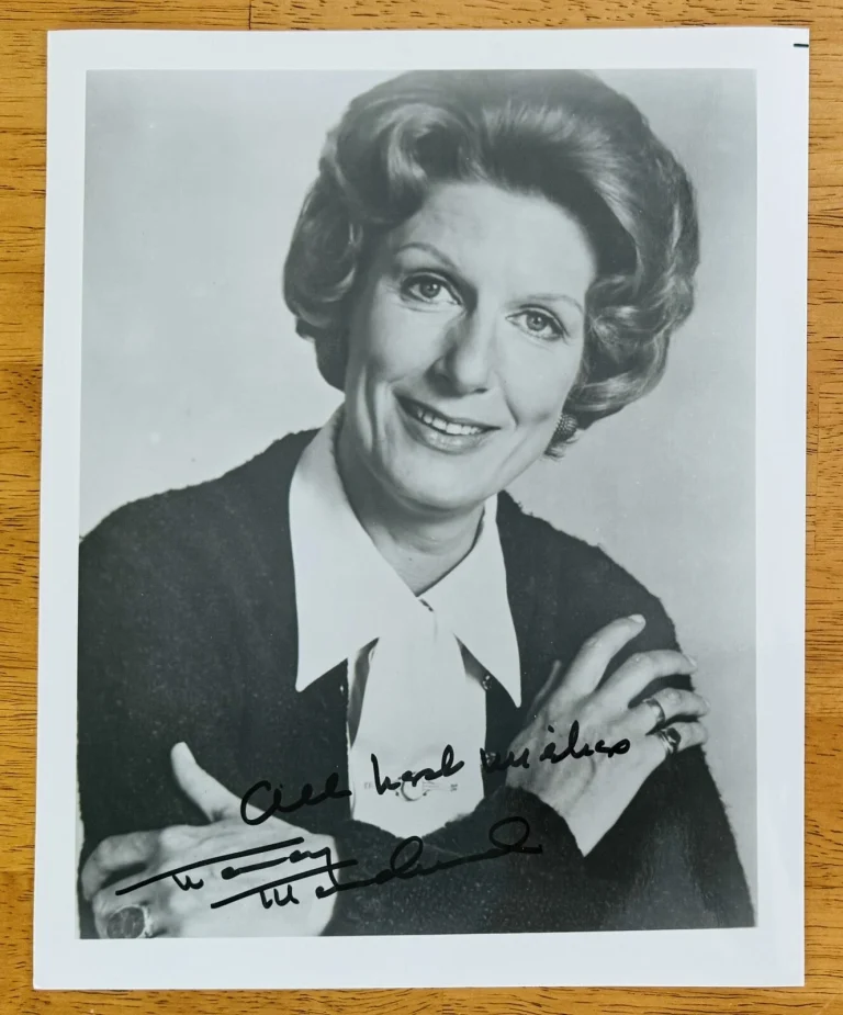 Nancy Marchand Signed Autographed 8x10 Photo BAS Beckett Cert The Sopranos 2