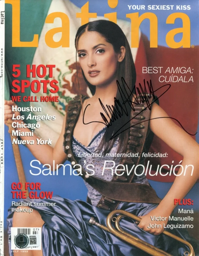 Salma Hayek Desperado From Dusk Till Dawn Signed Autograph Photo BAS Beckett COA