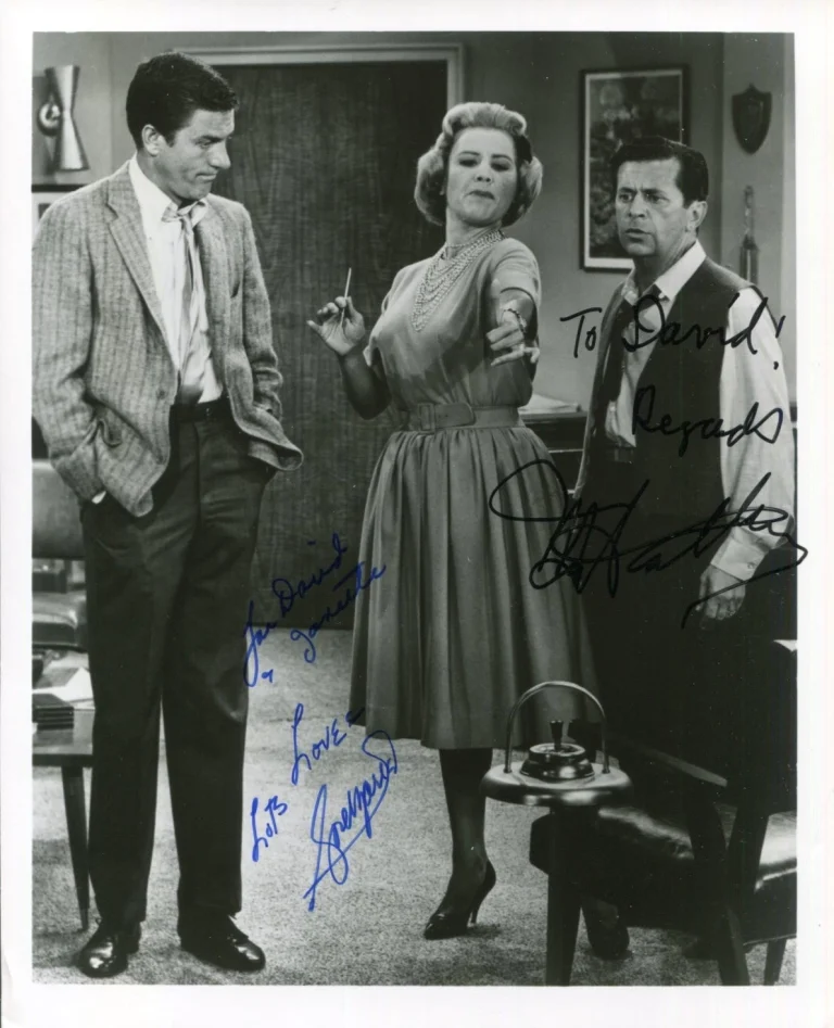 Rose Marie & Morey Amsterdam The Dick Van Dyke Show Signed Autograph Photo