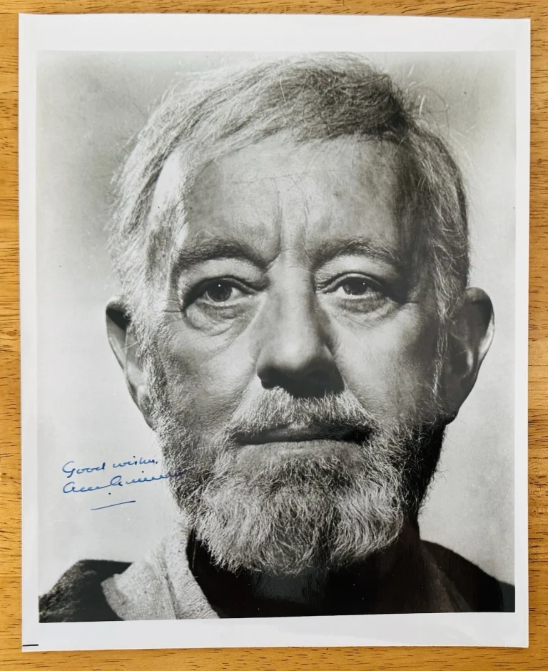 Alec Guinness Signed Autographed Star Wars 8x10 Photo SWAU Authenticated
