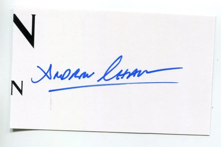 Andrew Chaikin Space NASA Man On The Moon Author Signed Autograph