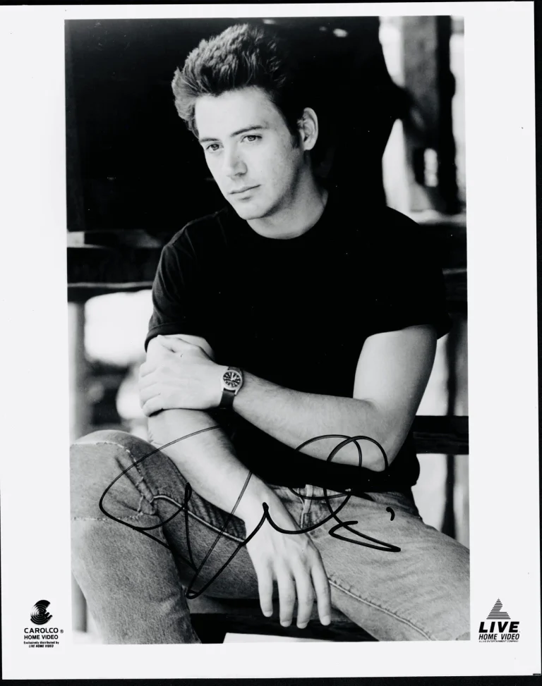 Robert Downey Jr Vintage Signed Autographed 8x10 Photo SWAU Cert Iron Man