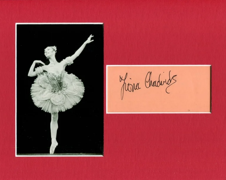 Fiona Chadwick Royal Ballet Dance White Lodge Signed Autograph Photo Display