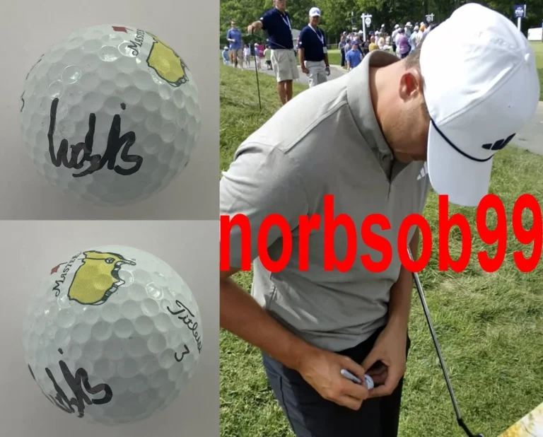 LUDVIG ABERG SIGNED AUTOGRAPH TITLEIST PROV1 MASTERS GOLF BALL w/EXACT PROOF COA