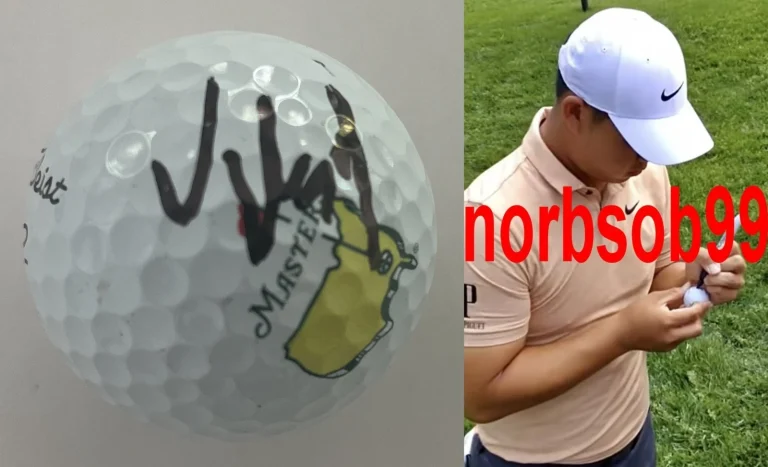 TOM KIM SIGNED AUTOGRAPH TITLEIST PRO V1 MASTERS GOLF BALL w/EXACT PROOF & COA