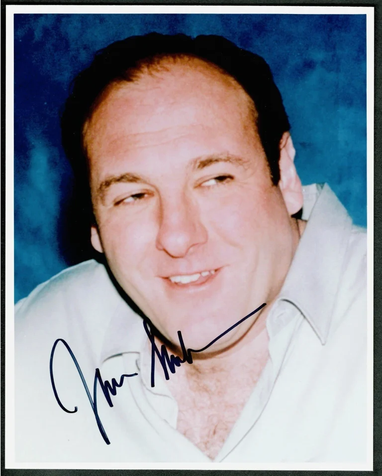 James Gandolfini Signed Autographed Sopranos 8x10 Photo SWAU Cert Tony Soprano