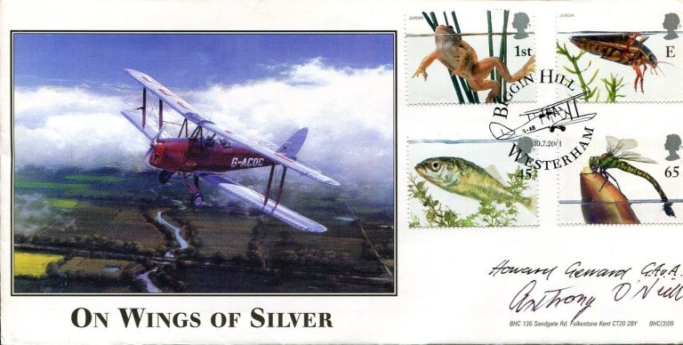 Anthony O'Neill Battle Of Britain Howard Gerrard Artis WWII War Signed Autograph