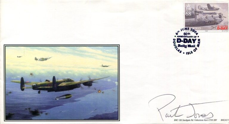 Wing Commander Paul Jones AFC D-Day RAF Bomber 103 Sq WWII War Signed Autograph